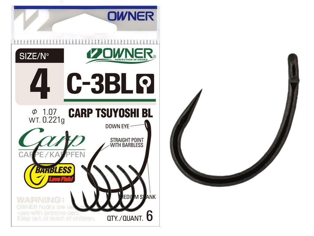Owner Carp Tsuyoshi Barbless C3 B.C. 53270, 8