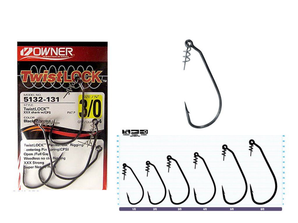 Owner 5132 Twist Lock 4/0