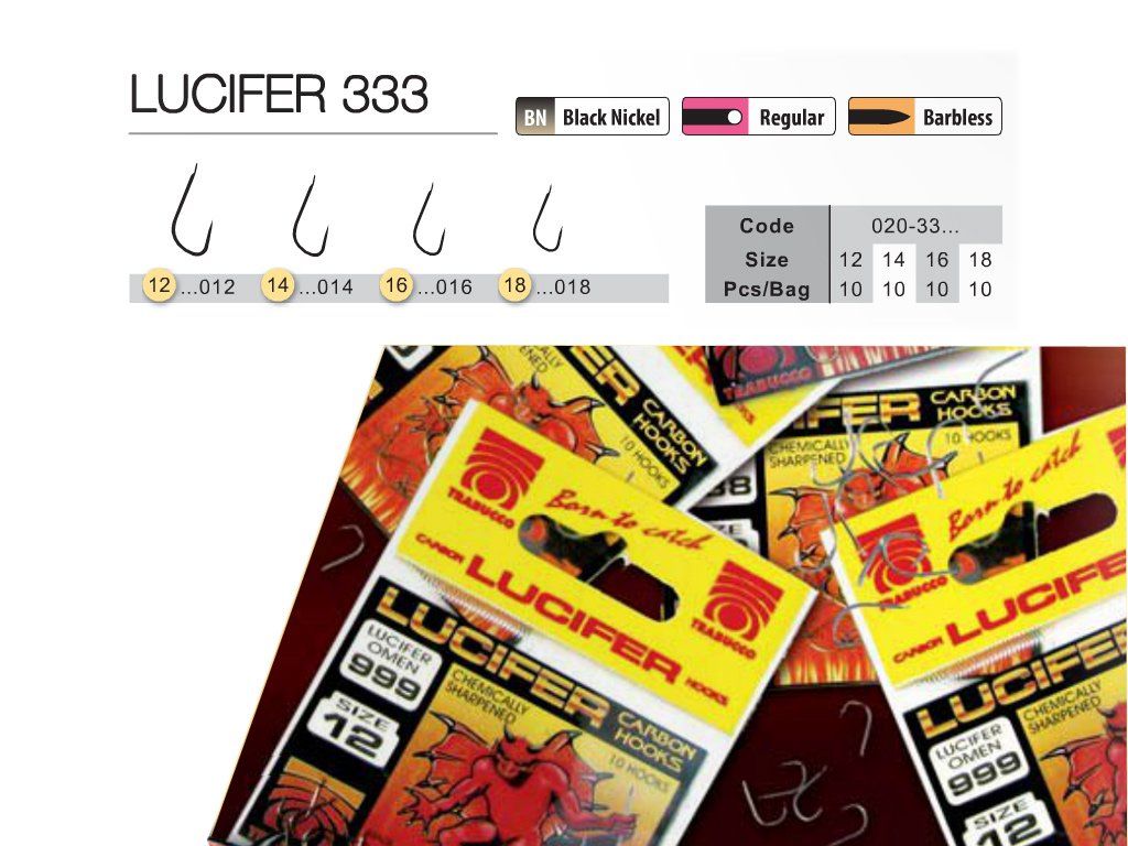 Trabucco Lucifer 333 Hooks 16