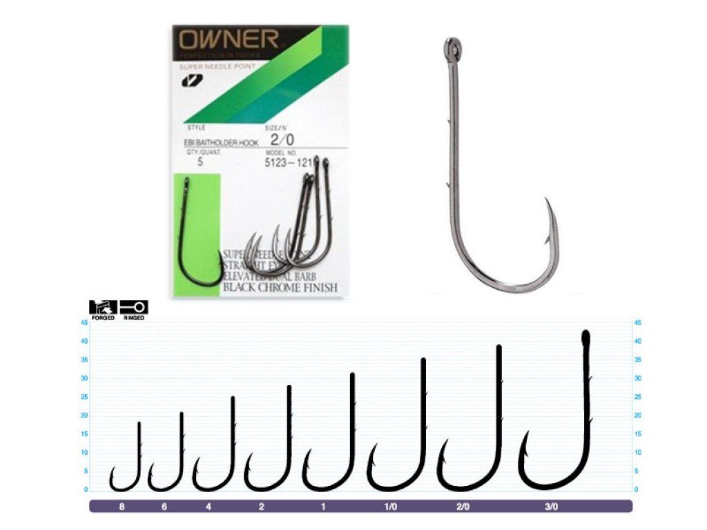 Owner Ebi Baitholder Hook 5123, 1/0