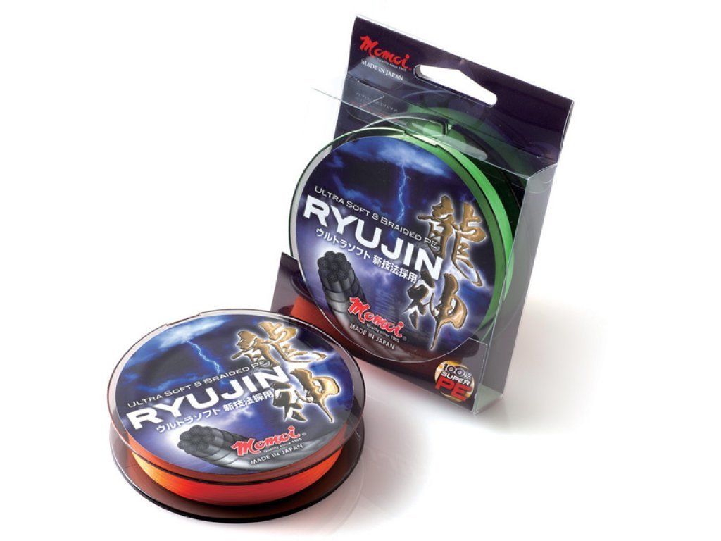 Momoi RYUJIN 8PE Braid 130m Lime Green, 0.35mm