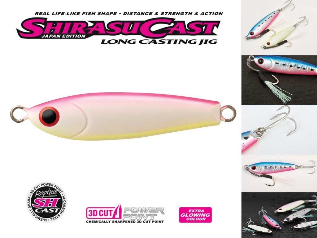 Rapture Pro Sirasu Cast 40g 6cm Glow Pink