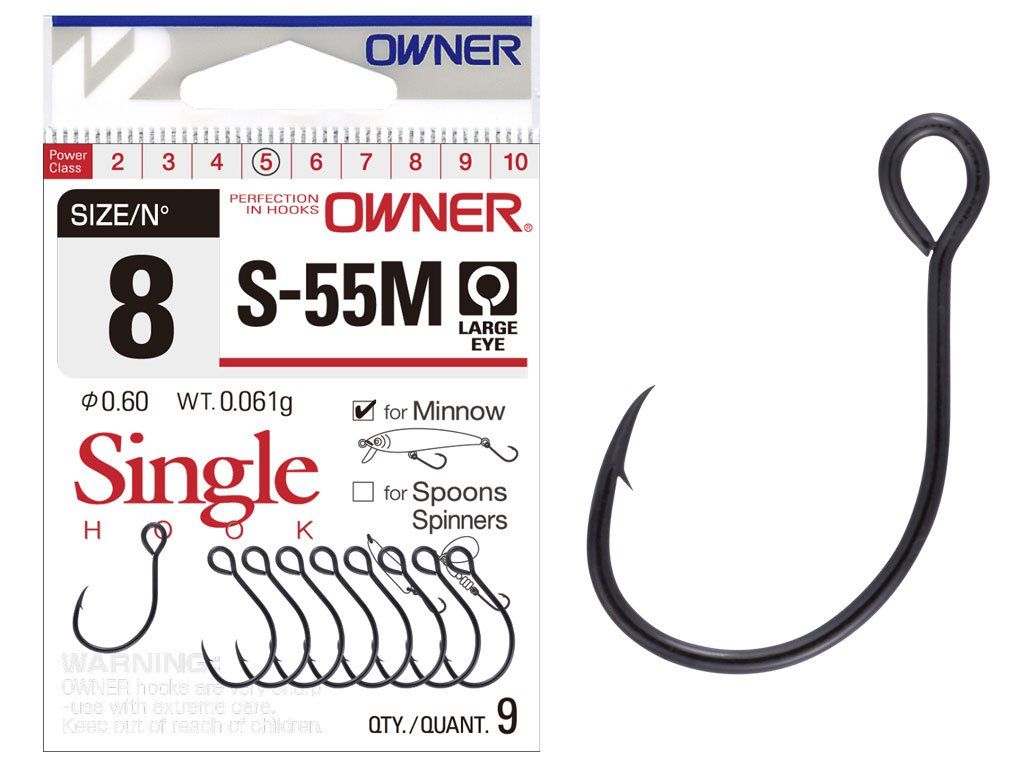 Owner S-55M Single Replacement Hook 10