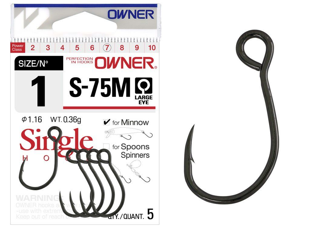 Owner S-75M Single Replacement Hook 6