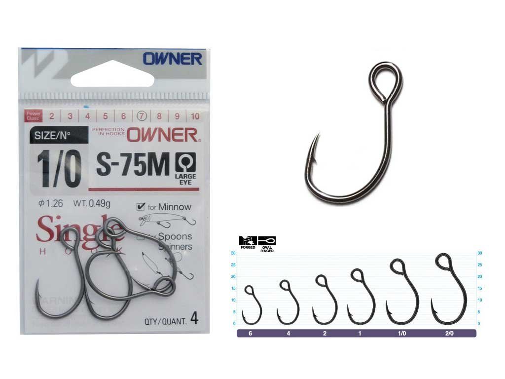 Owner S-75M Single Replacement Hook 1
