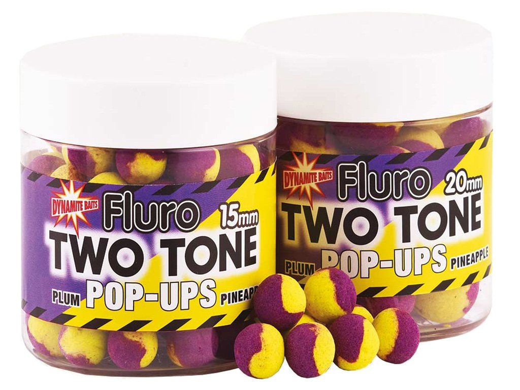 Two Tone Fluoro Plum & Pineapple 15mm Pop Ups