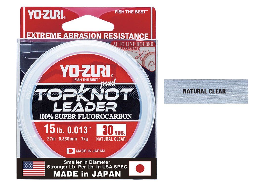 Yo-Zuri Topknot Leader 30YDS 8lb 0.235mm NC