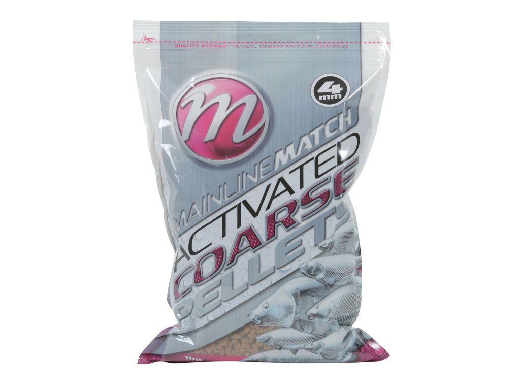 Mainline Baits Match Activated Coarse Pellets 4mm 1kg