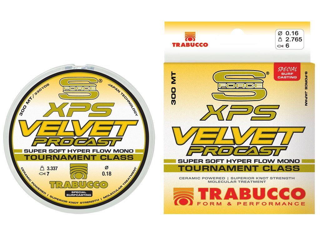 Trabucco Velvet Pro Cast XPS S-Force 300m, 0.25mm