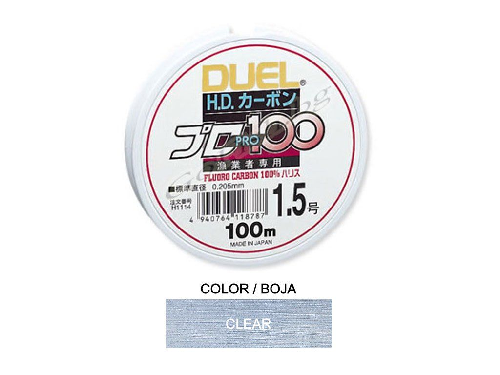 Duel HD Carbon Pro 100S FC 100m, 0.205mm