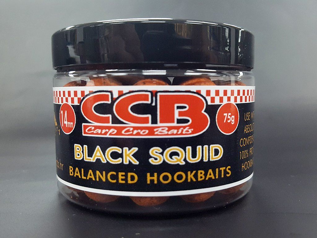 CCB Hookbait Balanced Black Squid 14mm, 75g