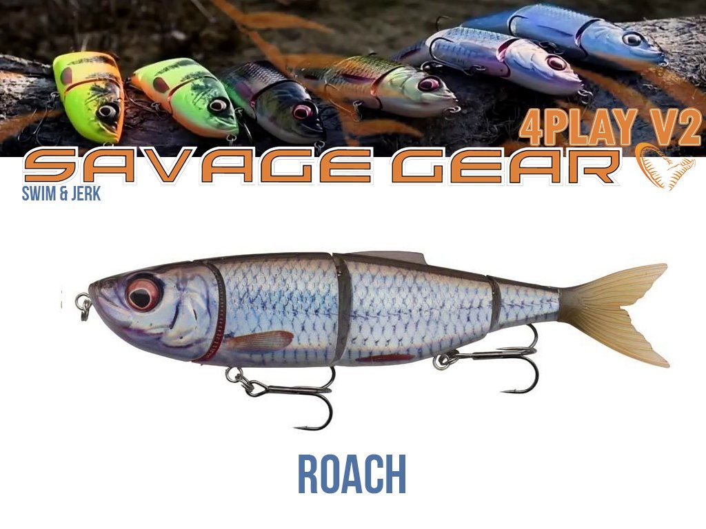 Savage Gear 4Play V2 Swim & Jerk 16.5cm, 35g, SS02-Roach
