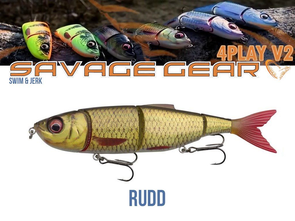 Savage Gear 4Play V2 Swim & Jerk 16.5cm, 35g, SS04-Rudd