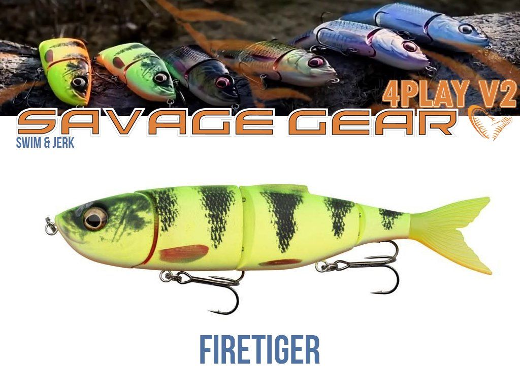 Savage Gear 4Play V2 Swim & Jerk 16.5cm, 35g, SS05-FireTiger