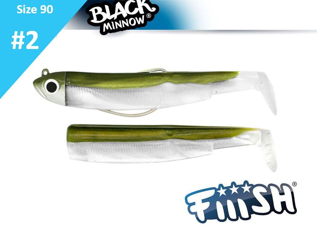 Fiiish Black Minnow 90 BM189 Combo Shore 5g Khaki + Body