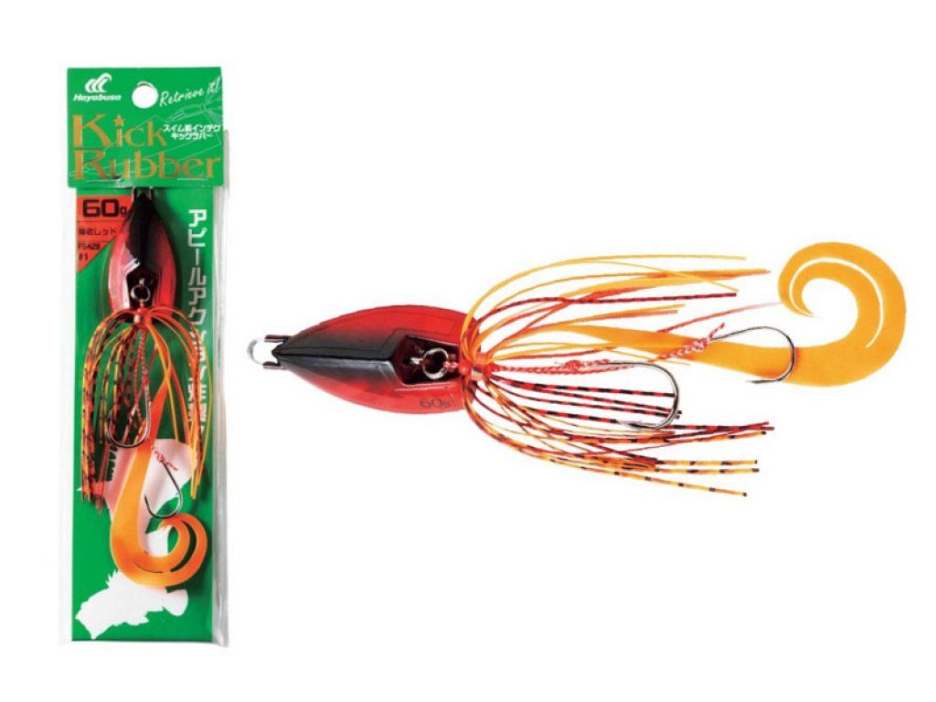 Hayabusa Jack Eye Kick Rubber 80g, Red Shrimp