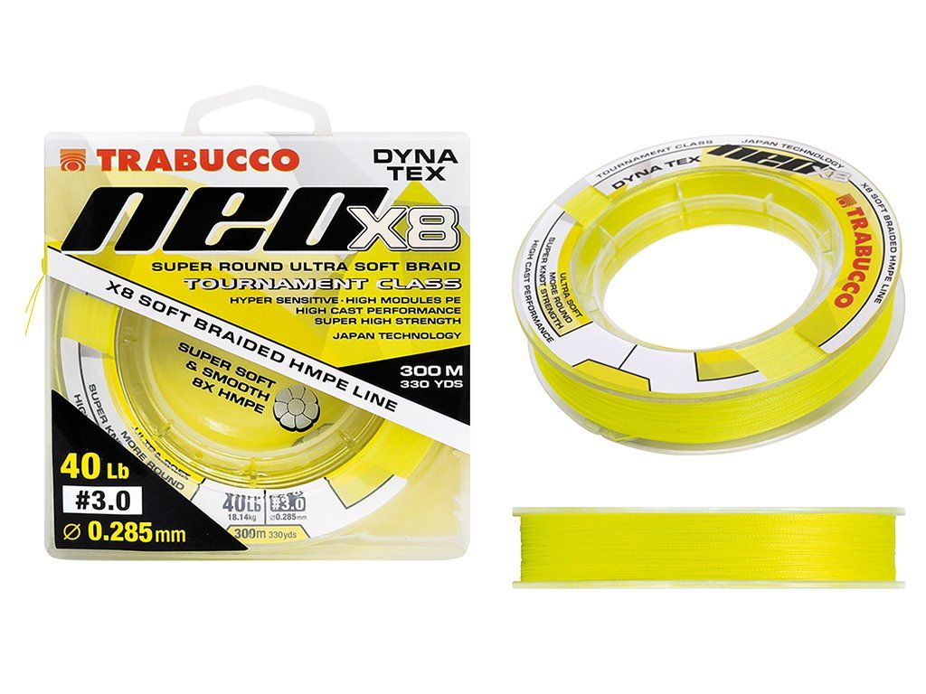 Trabucco Dyna Tex Neo X8 300m 75lb 0.405mm