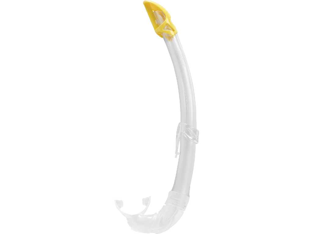Cressi Mexico Snorkel Clear,Yellow Tube