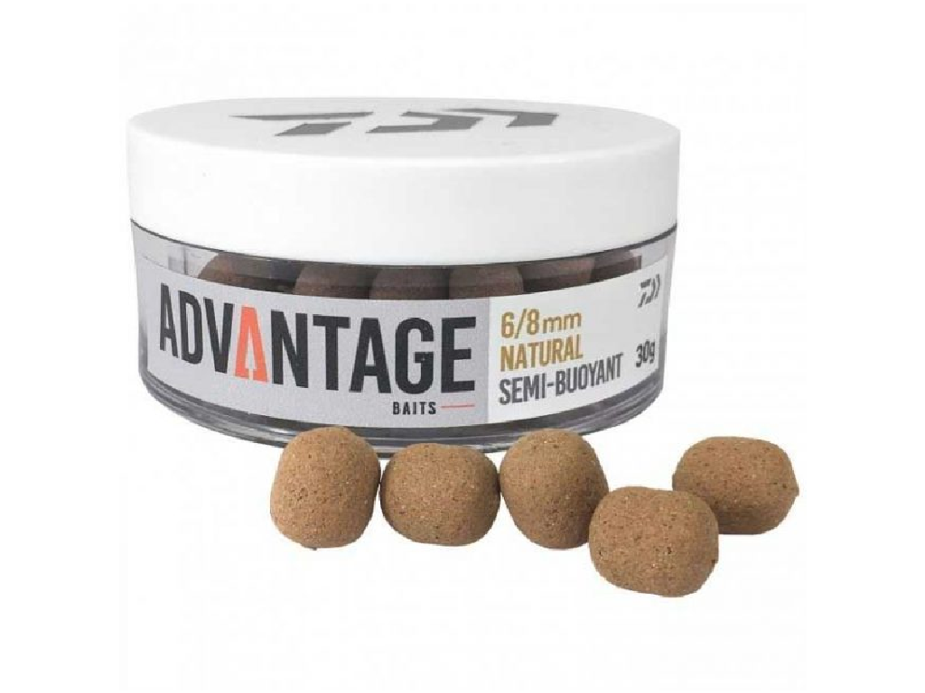 Daiwa Advantage Hookbait Semi Buoyant 8/10mm Natural 30g