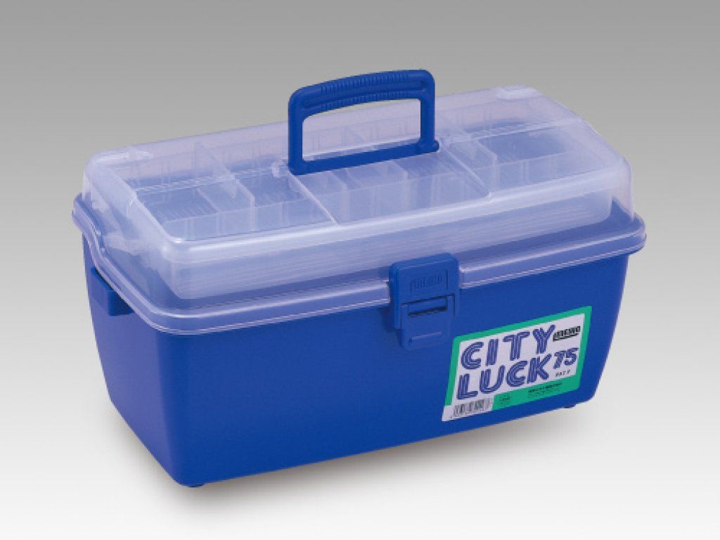 Meiho City Luck 75 Tackle Box Blue 390x214x212mm