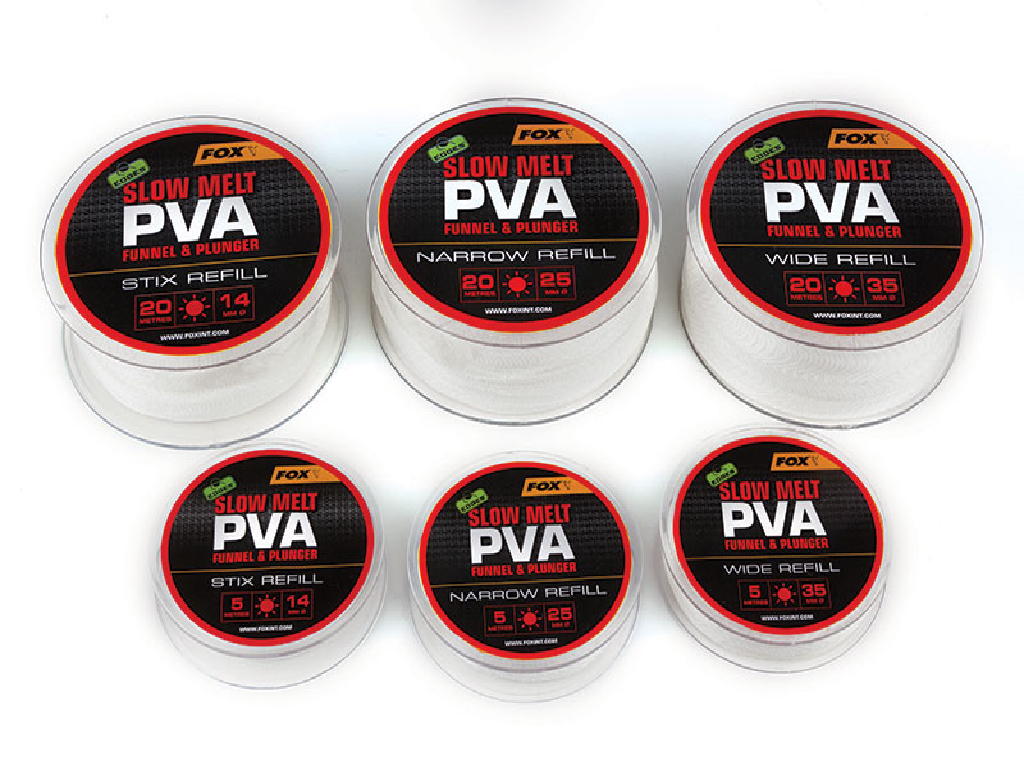 Fox Edges PVA Refill Slow Melt 5m 25mm Narrow