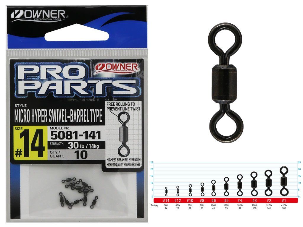 Owner Pro Parts Micro Hyper Swivel, 12