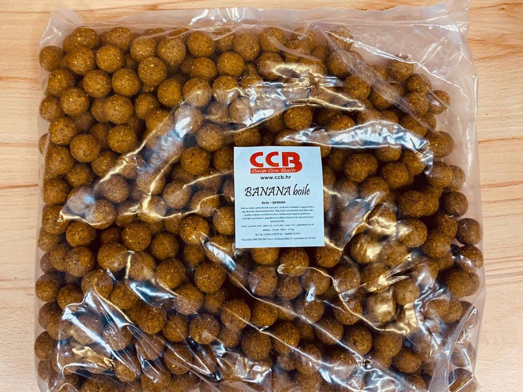 CCB Boilie 2.5kg, 20mm Banana