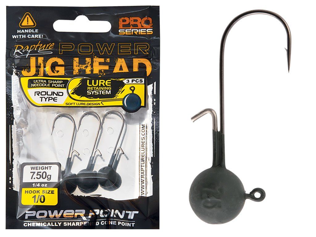 Rapture Power Round Jighead LRS 6/0, 20g 3pcs