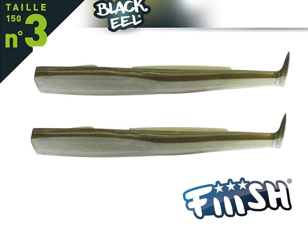 Fiiish Black Eel 150 BE1149 Body 7g Khaki 2pcs