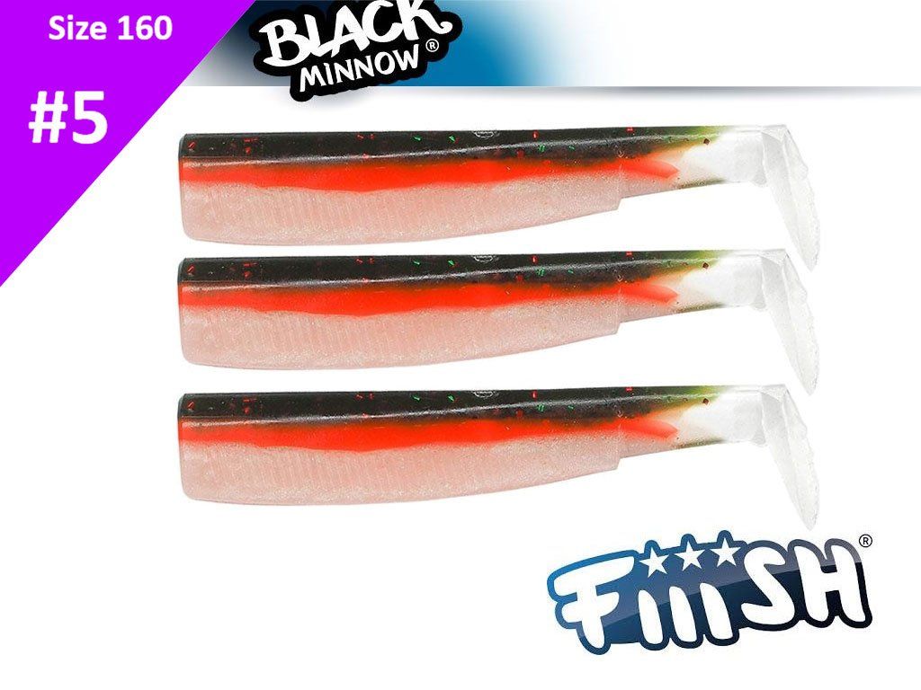 Fiiish Black Minnow 160 BM795 Bodies 3pcs Candy Green