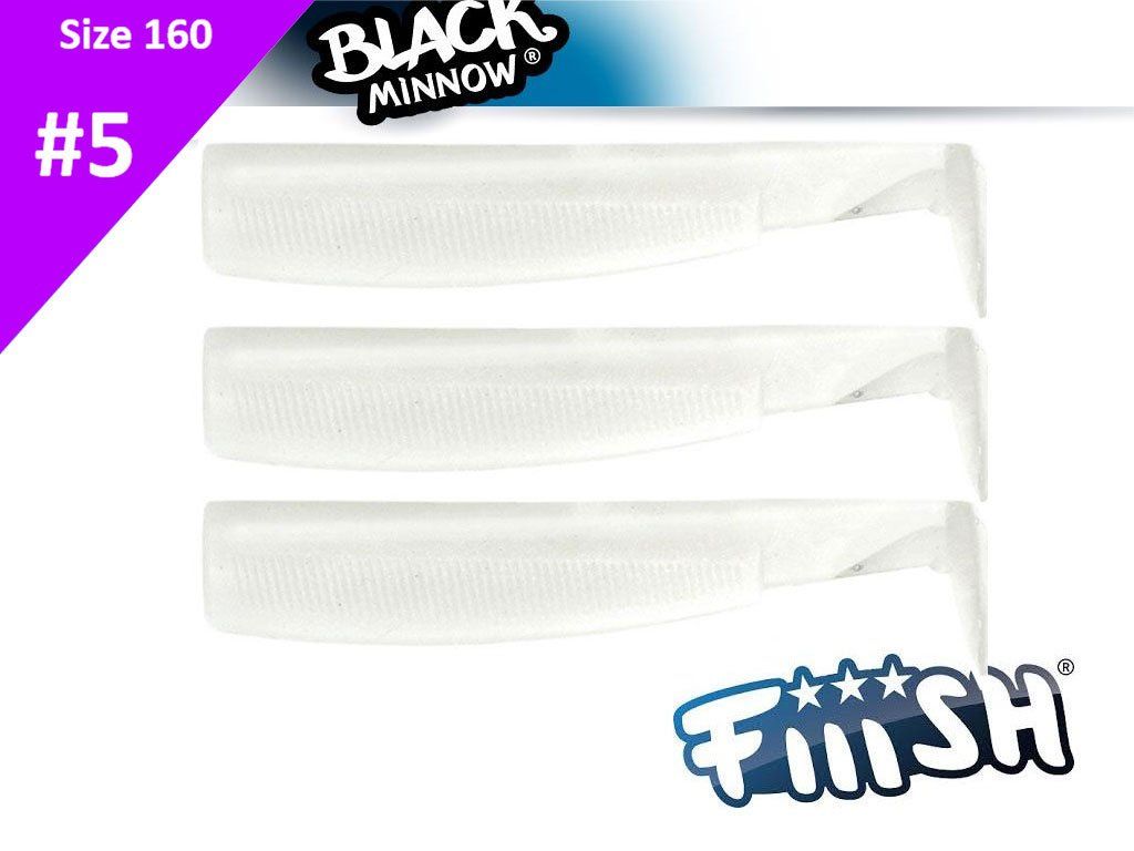 Fiiish Black Minnow 160 BM644 Bodies 3pcs Blanc