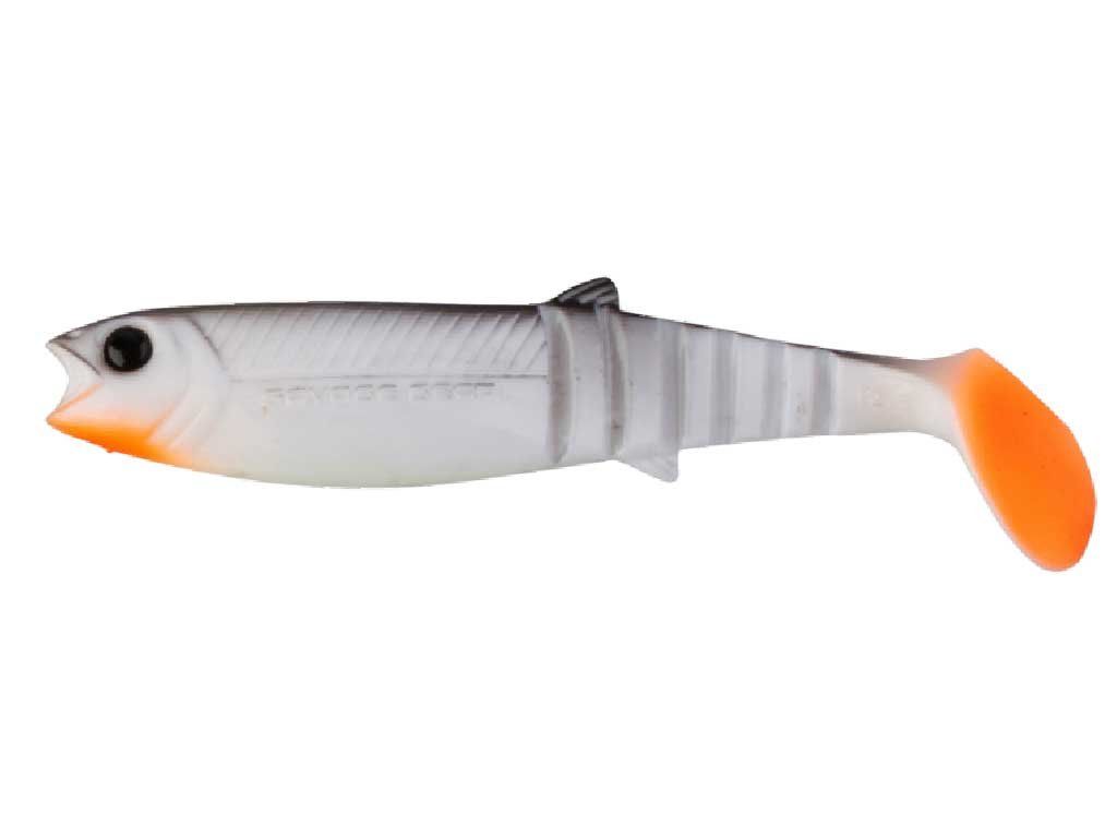 Savage Gear LB Cannibal Shad 12.5cm 20g, White & Black