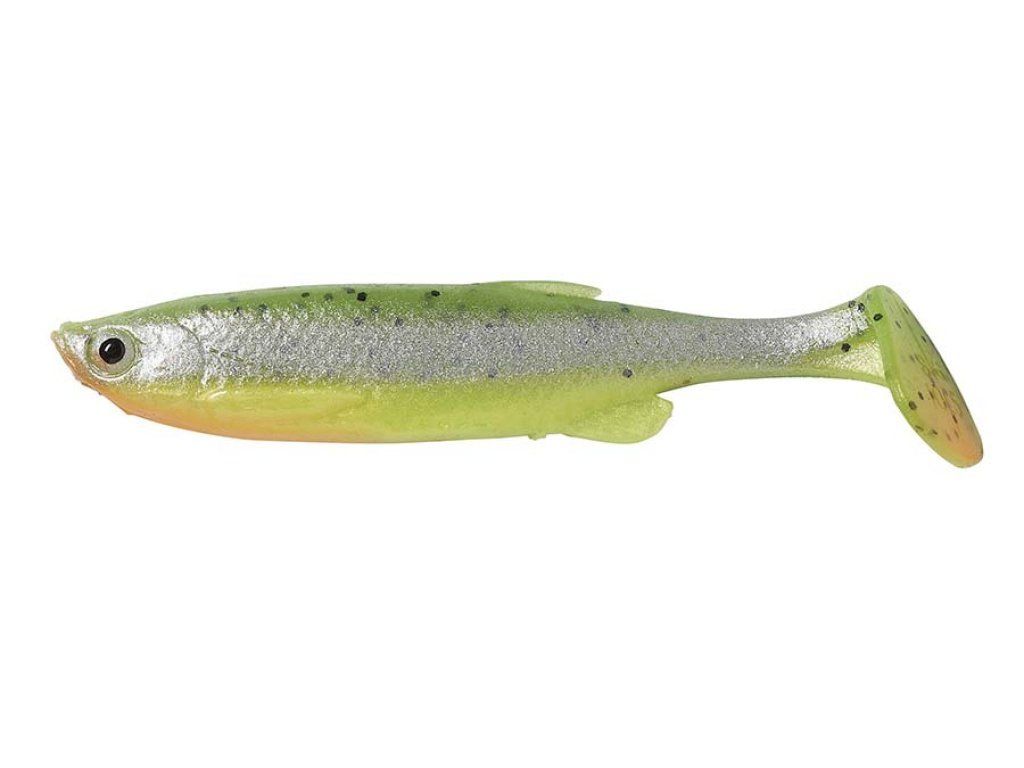 Savage Gear Fat T-Tail Minnow 7.5cm, 5g Fluo Green Silver