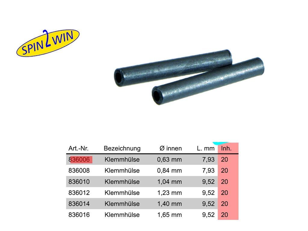 Suxxes Spin2Win Pro Sleeves 0.63mm 20pcs