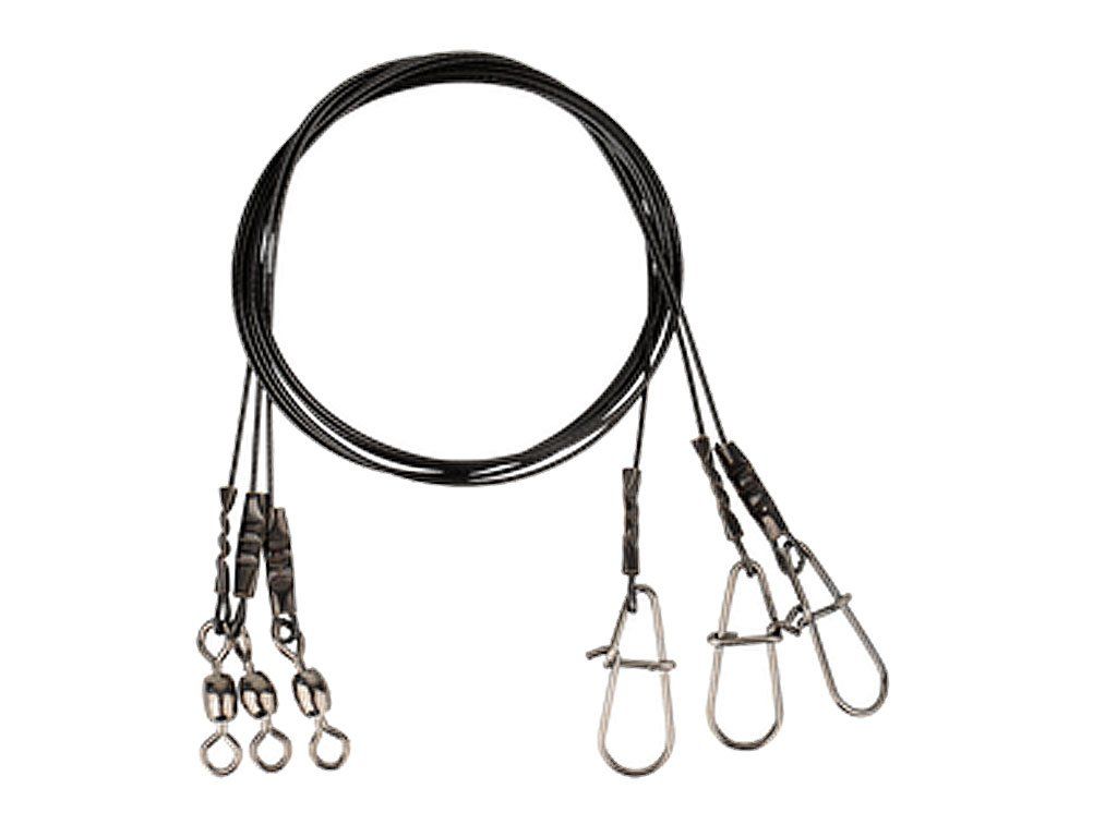 Savage Gear Black 7 Trace Wire Leader 40cm 25kg