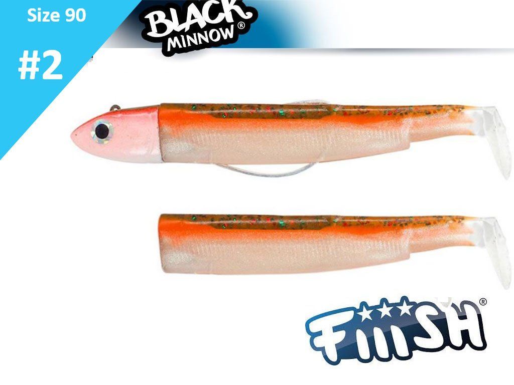 Fiiish Black Minnow 90 BM1307 Combo Off Shore 10g Candy Green + Body