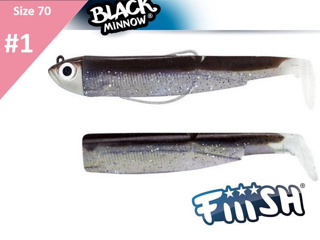 Fiiish Black Minnow 70 BM1295 Combo Shore 3g Sexy Brown + Body