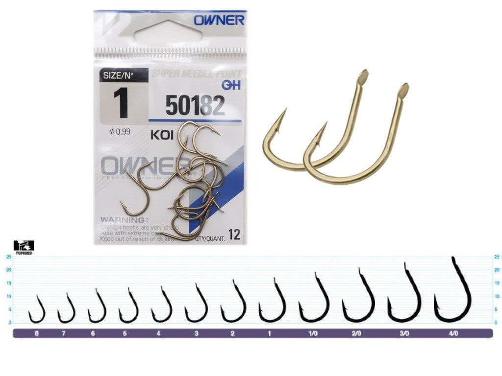 Owner Carp 50182, Smeđa, 1/0