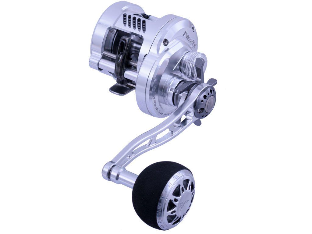 Poseidon Next Level Wind Jigging Reel Calipzo Silver/Gunmetal