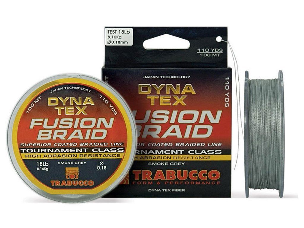 Trabucco Dyna Tex Fusion Smoke Grey 100m, 0.20mm, 25lb