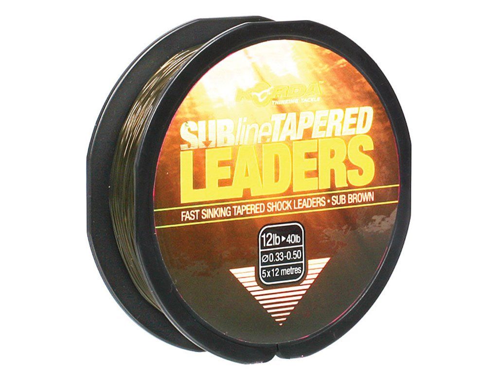 Korda Subline Tapered Leader 0.30-0.50mm 10-40lb