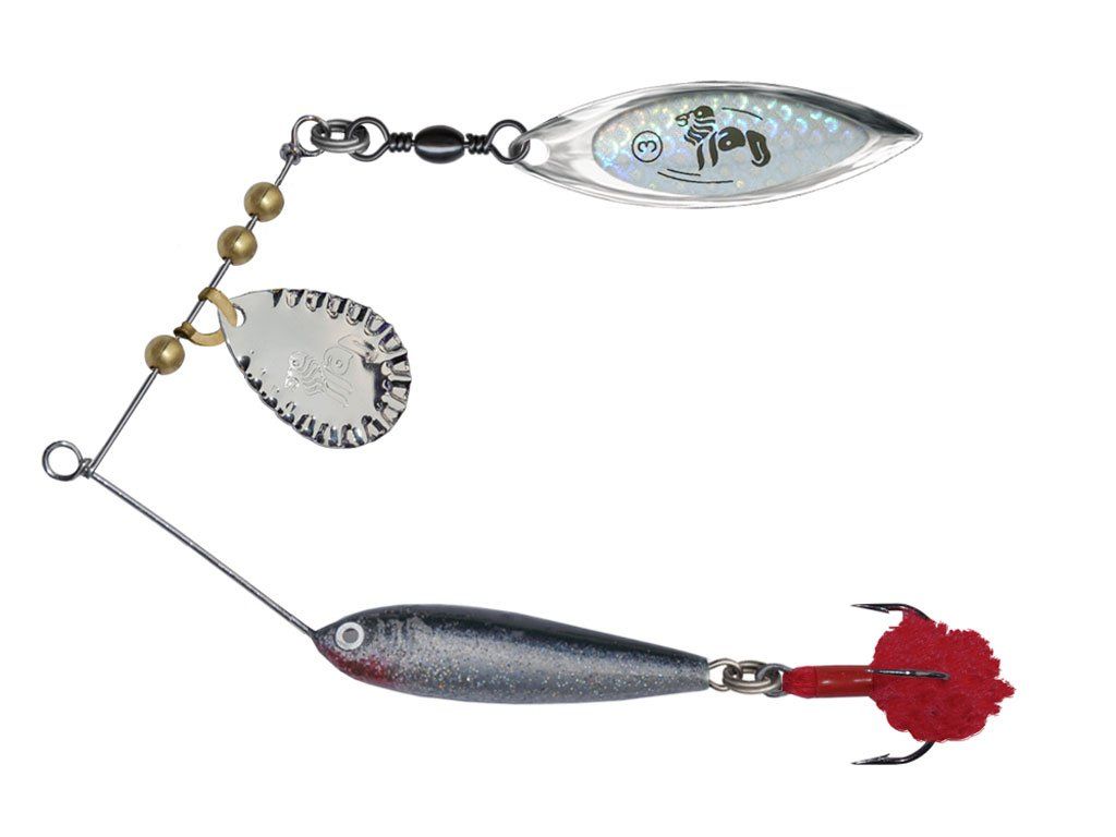 Lav MD Metal Fish Butterfly Silver Foil 3