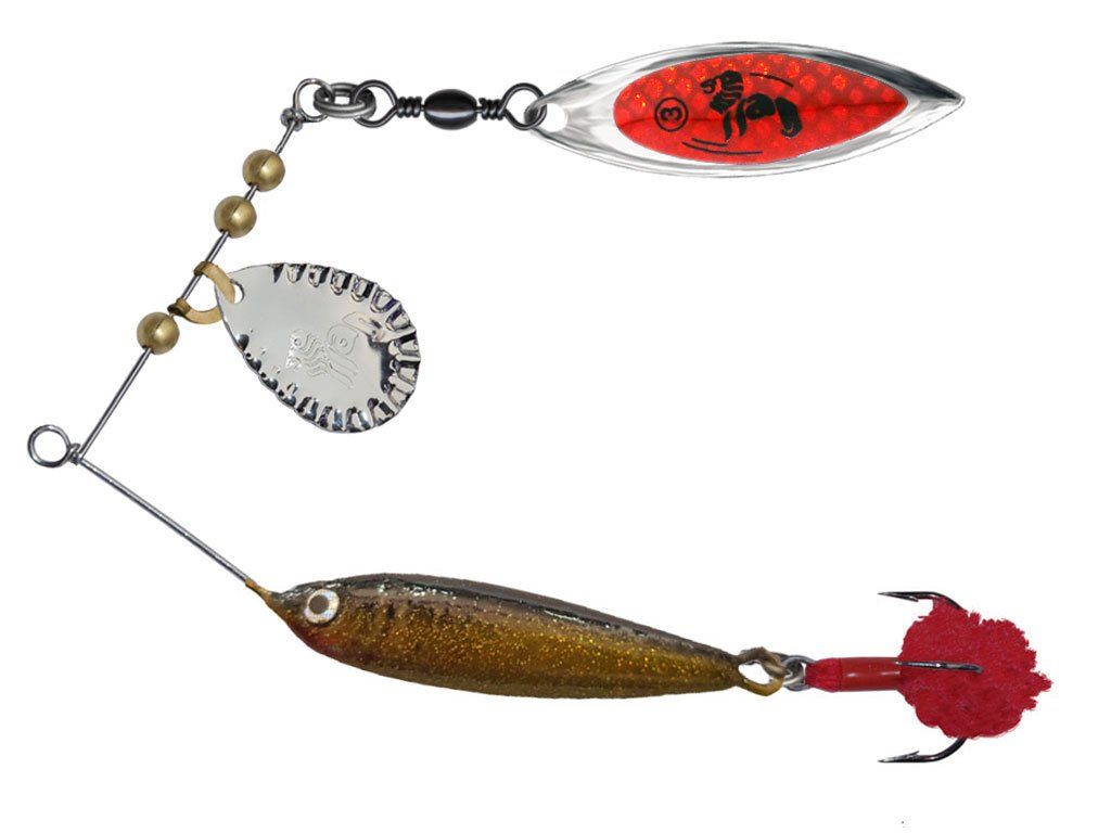 Lav MD Yellow Fish Butterfly Red Foil 4