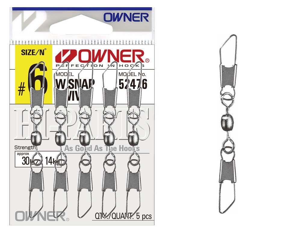 Owner W Snap Swivel, 8