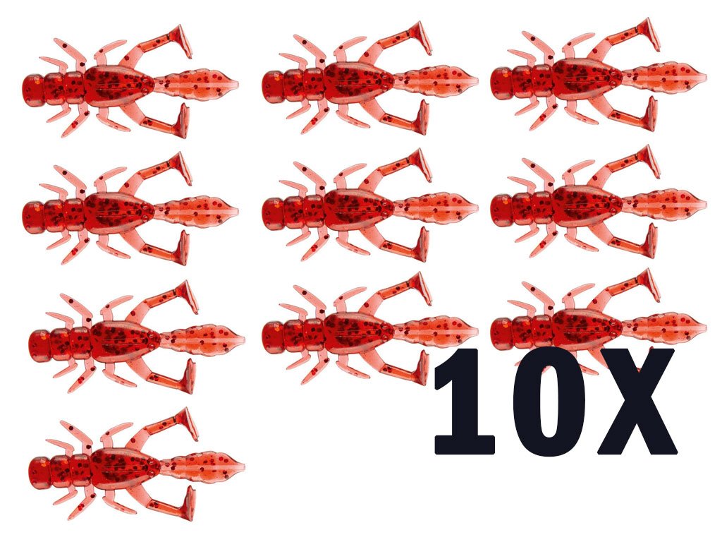 Daiwa Duckfin Bug 5cm Burning Red X10