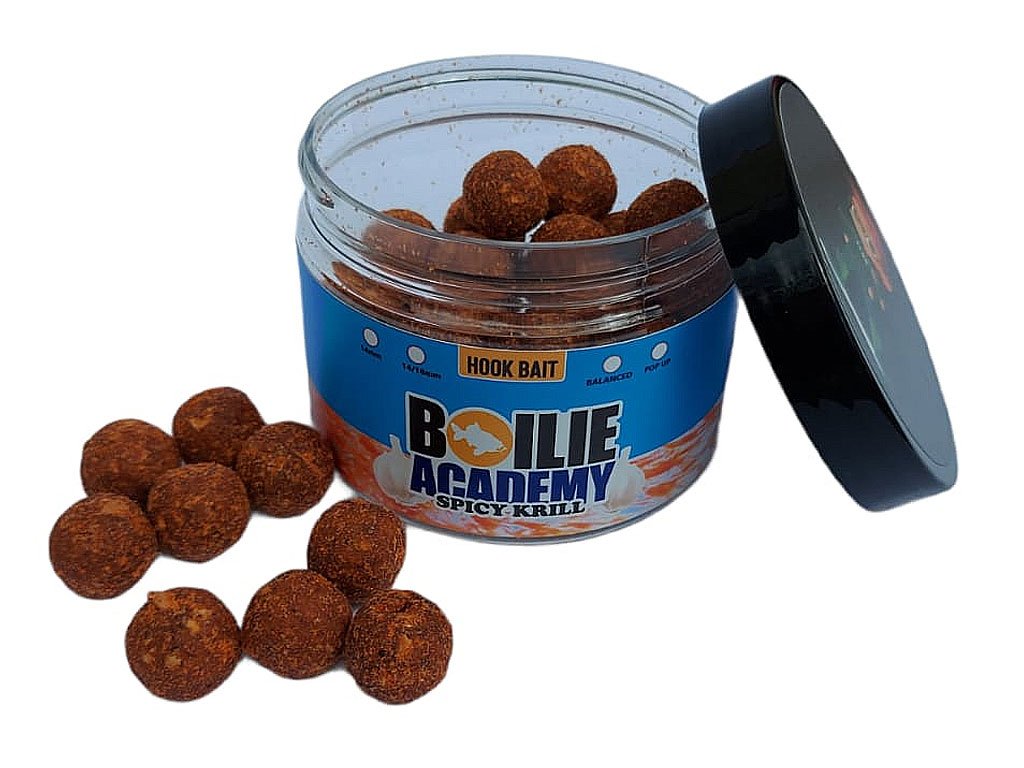 Boilie Academy Balanced Hook Baits 14mm Spicy Krill