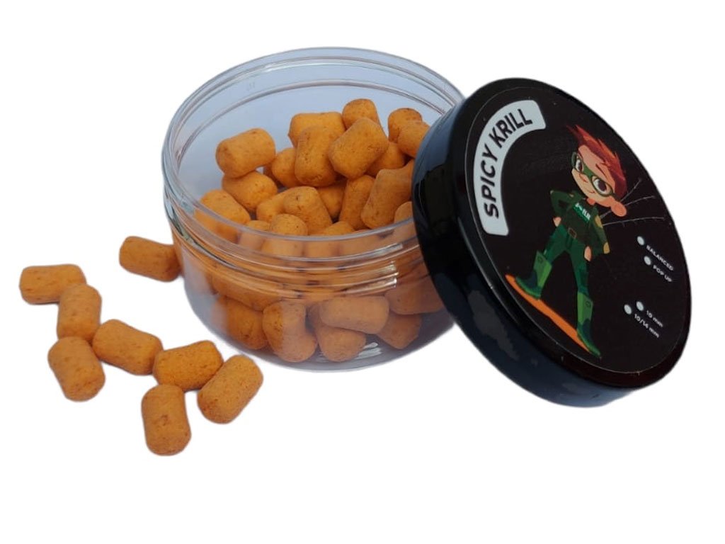 Boilie Academy Pop Up 10/14mm Dumbell Spicy Krill