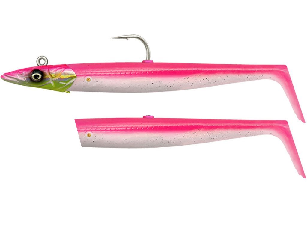 Savage Gear Sandeel V2 12cm, 22g S Pink Pearl Silver