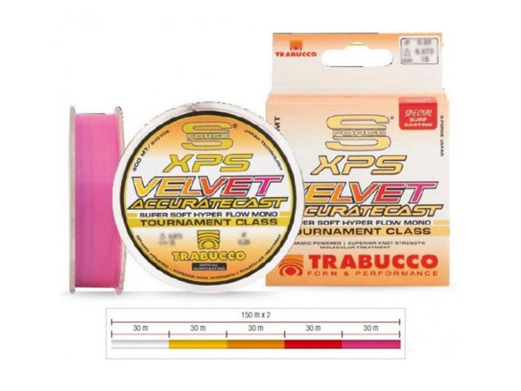 Trabucco XPS Velvet Accurate Cast 300m 0.28mm 19lb