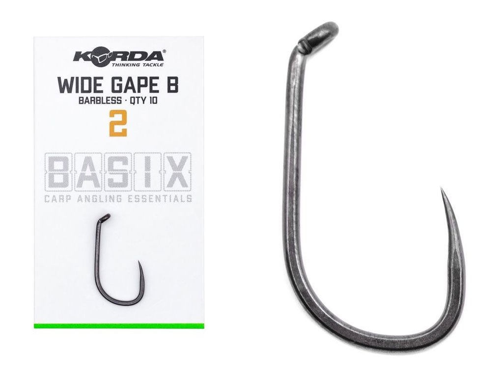 Korda Basix Wide Gape Barbless 2